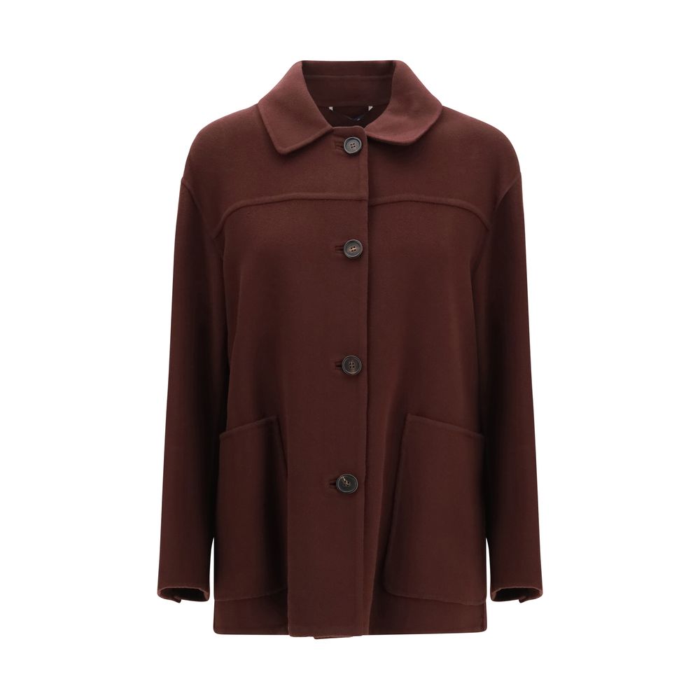 Bordeaux Wool Oves Aries Coat