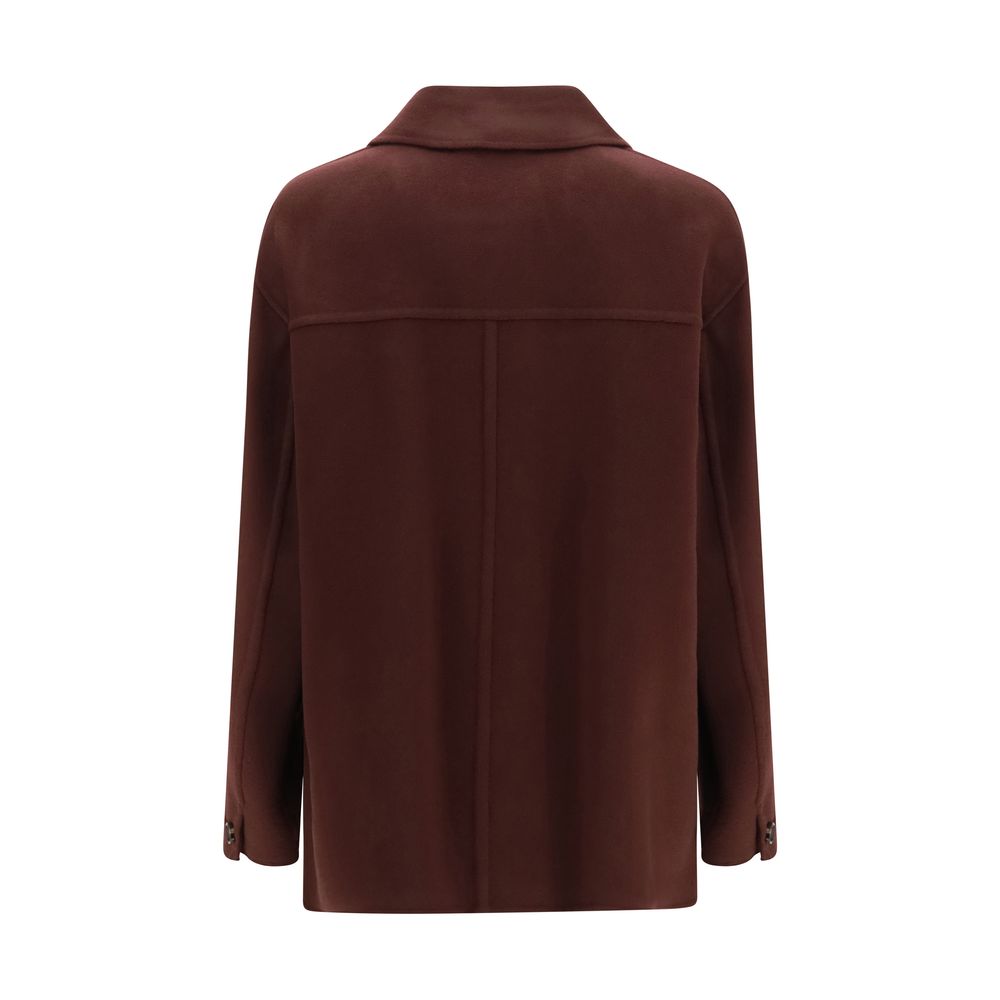 Bordeaux Wool Oves Aries Coat