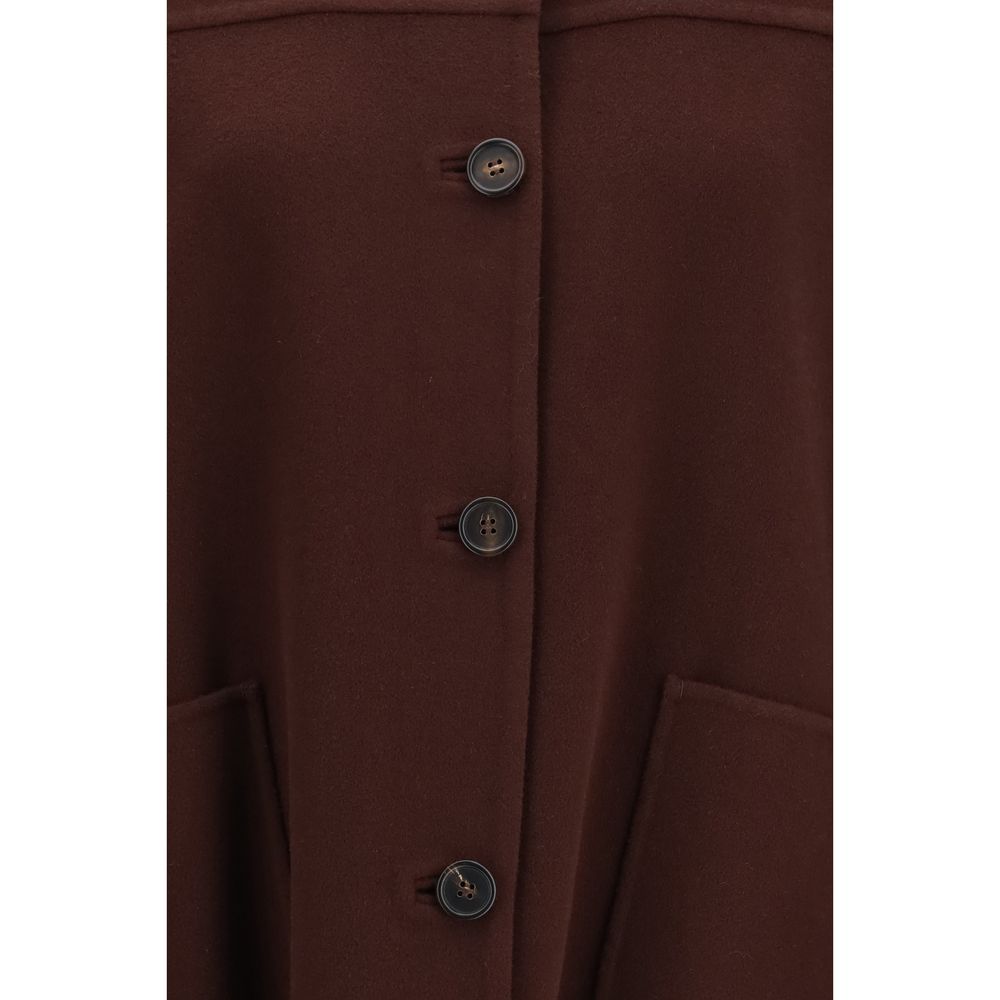 Bordeaux Wool Oves Aries Coat