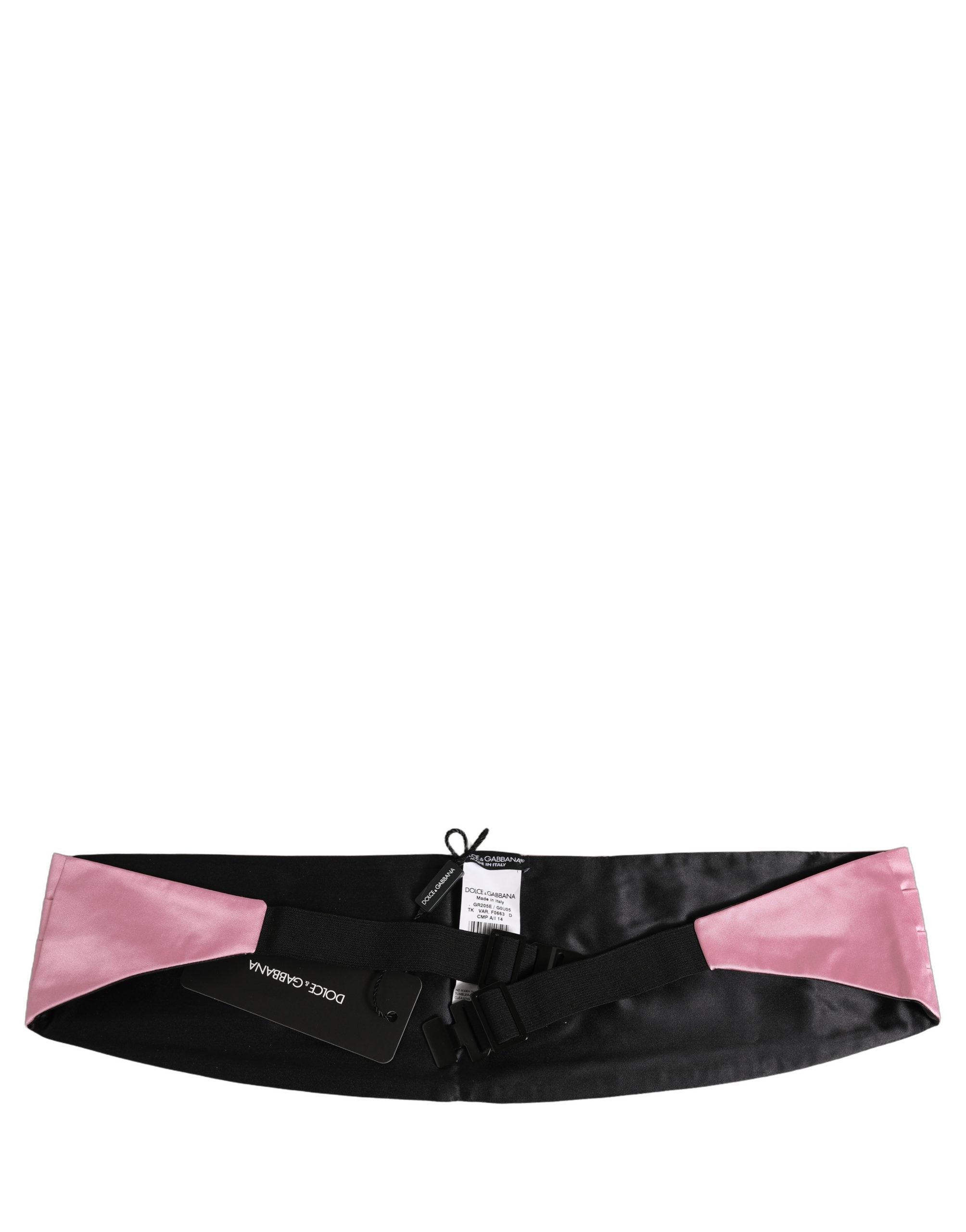 Pink Men 100% Silk Belt Waist Cummerbund