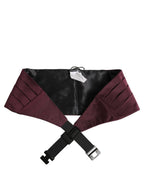 Maroon Men 100% Silk Belt Waist Cummerbund