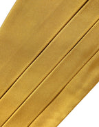 Gold Men 100% Silk Belt Waist Cummerbund