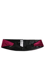 Burgundy 100% Silk Belt Waist Cummerbund
