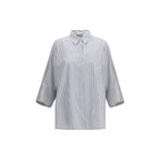 Blue Cotton Pattern Shirt