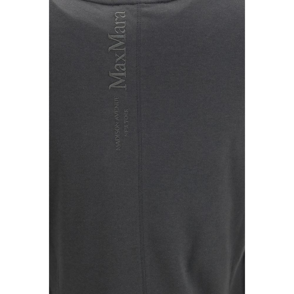 Gray Cotton Long Sleeve T-Shirt