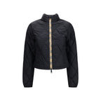 Black Polyamide Full-Length Jacket