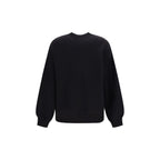 Black Cotton Sweatshirt