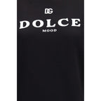 Black Cotton Sweatshirt