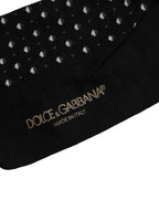 Black Polka Dot Over The Calf Accessory Socks