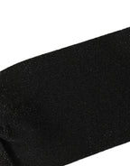 Men Black Viscose Mid Calf Accessory Socks