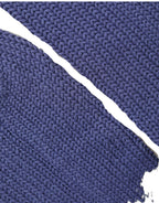 Men Navy Blue Cotton Ribbed Mid Calf Accessory Socks