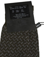 Dark Gray Cotton Knit Knee High Accessory Socks