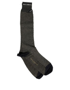 Dark Gray Cotton Knit Knee High Accessory Socks