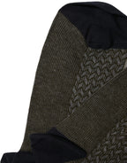 Dark Gray Cotton Knit Knee High Accessory Socks