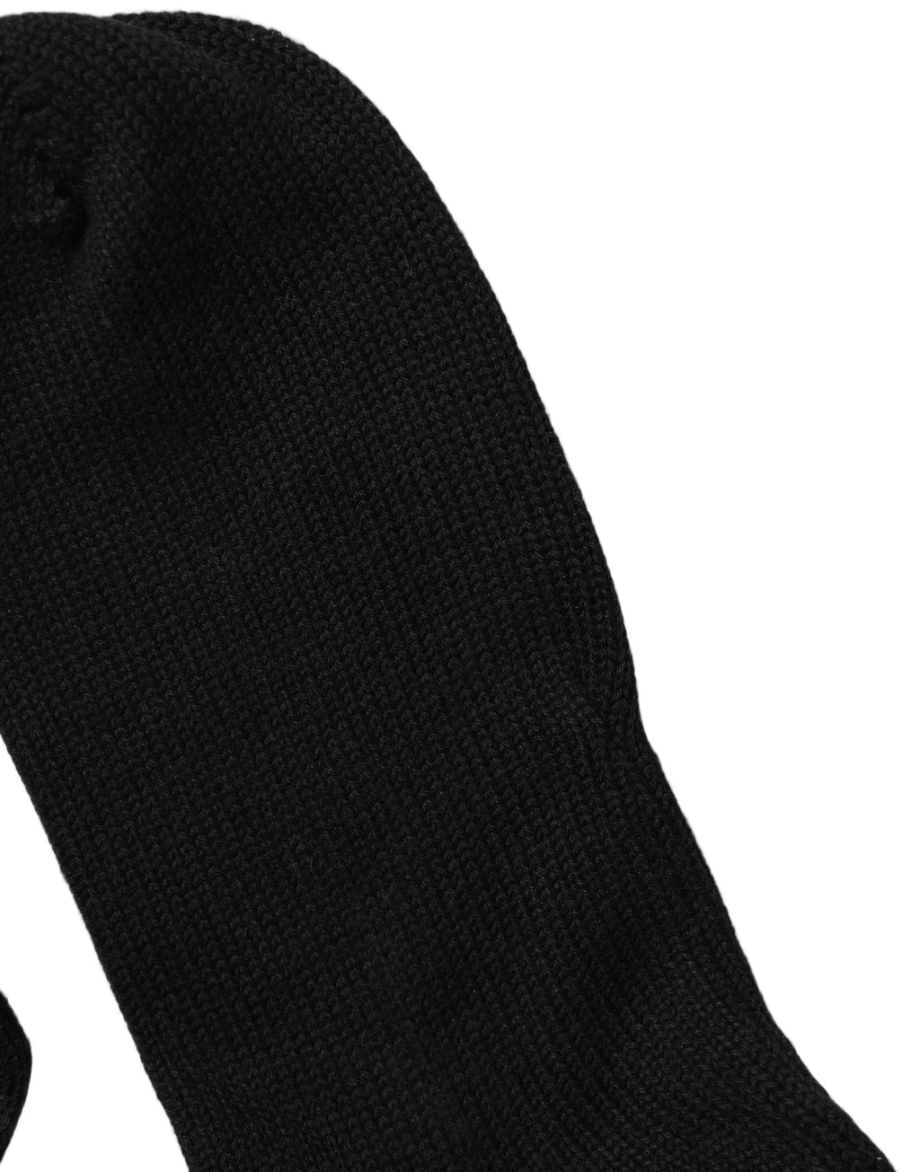 Black Sequin Cotton Knit Mid Calf Accessory Socks