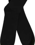 Men Black Cotton DG Logo Mid Calf Accessory Socks