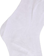 .White Nylon Logo Calf Long Women Accessory Socks
