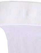.White Nylon Logo Calf Long Women Accessory Socks