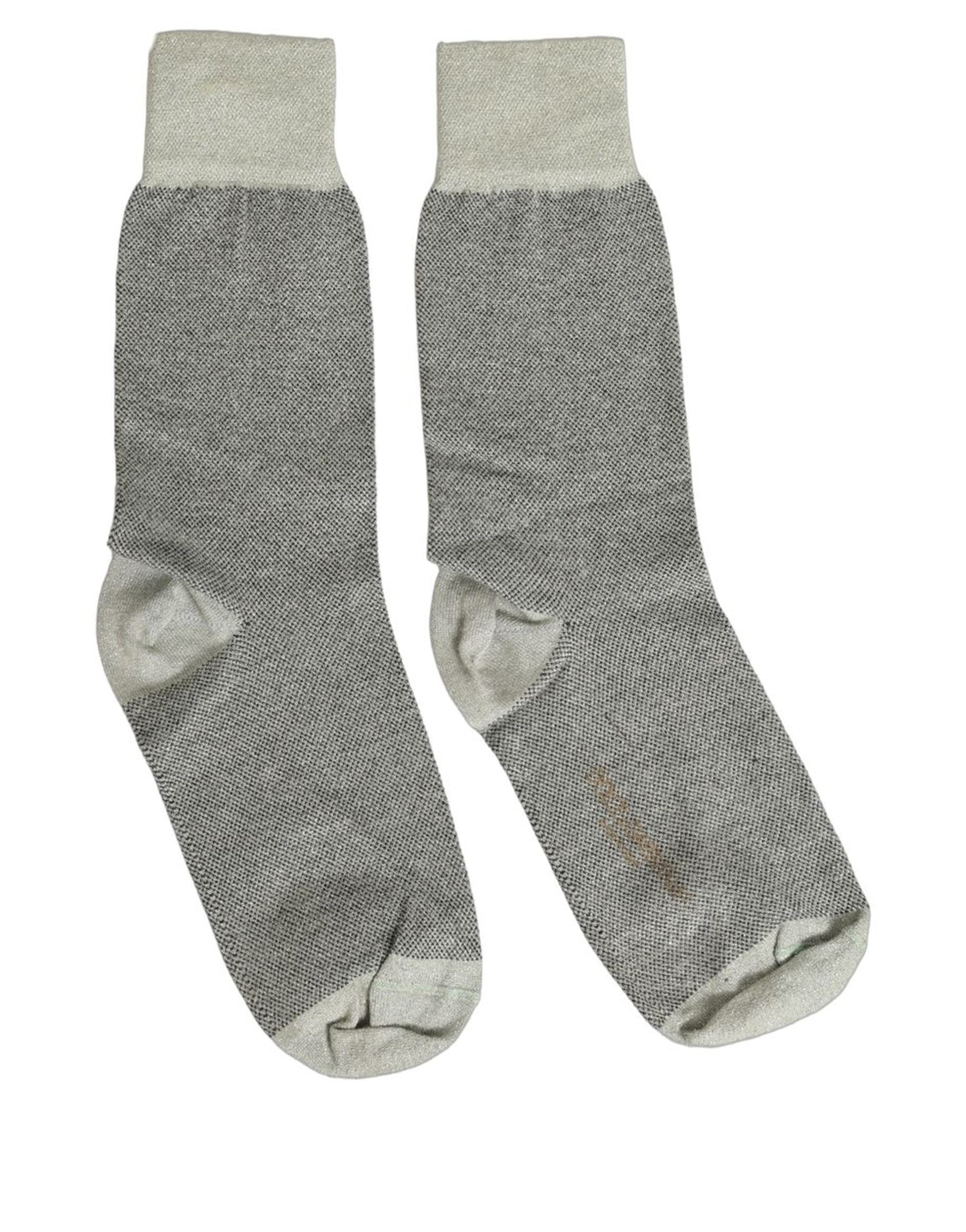Charcoal Grey Logo Mid Calf Women Accessory Socks