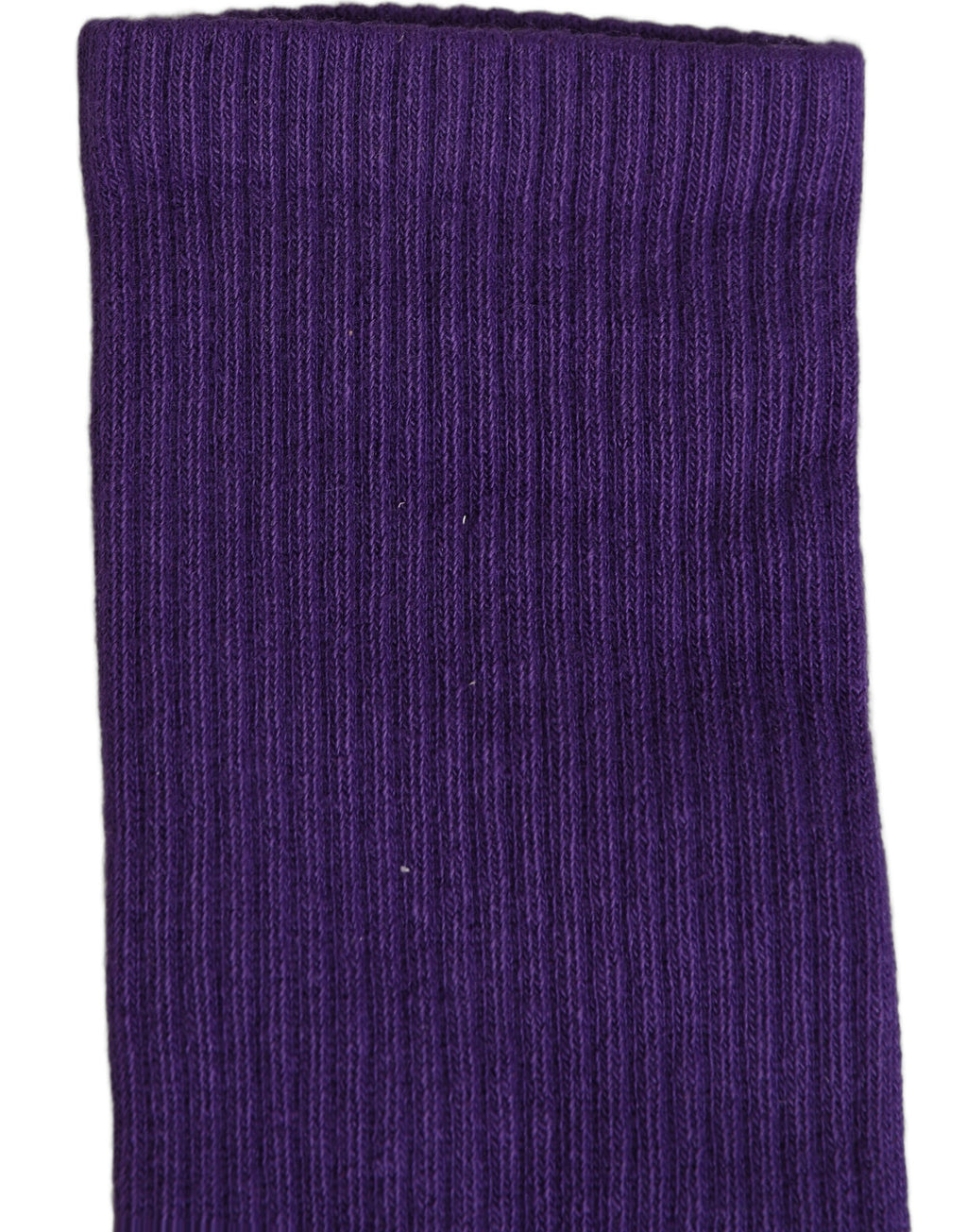 Violet Cotton Ribbed Mid Calf Women Accessory Socks