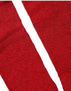 Red Viscose DG Logo Mid Calf Accessory Socks