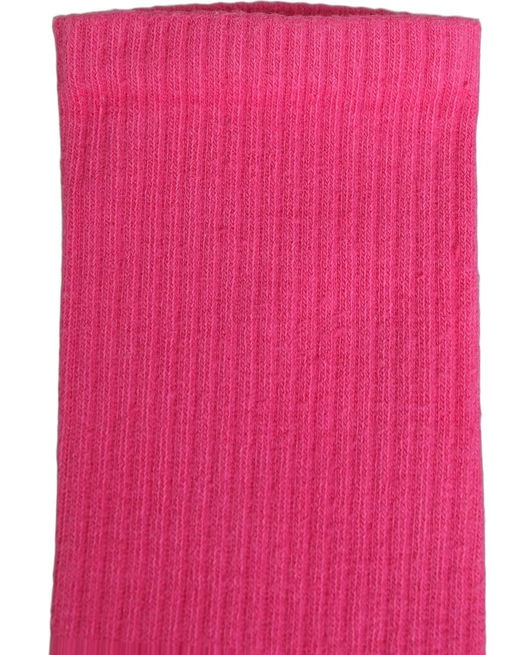 Pink Cotton Ribbed Mid Calf Women Accessory Socks