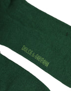 Green DG Logo Nylon Mid Calf Accessory Socks