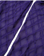 Purple Nylon Fishnet Pantyhose Stockings Socks
