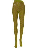 Green Nylon Fishnet Pantyhose Stockings Socks