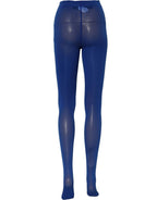 Blue Nylon Tights Stocking Pantyhose Socks