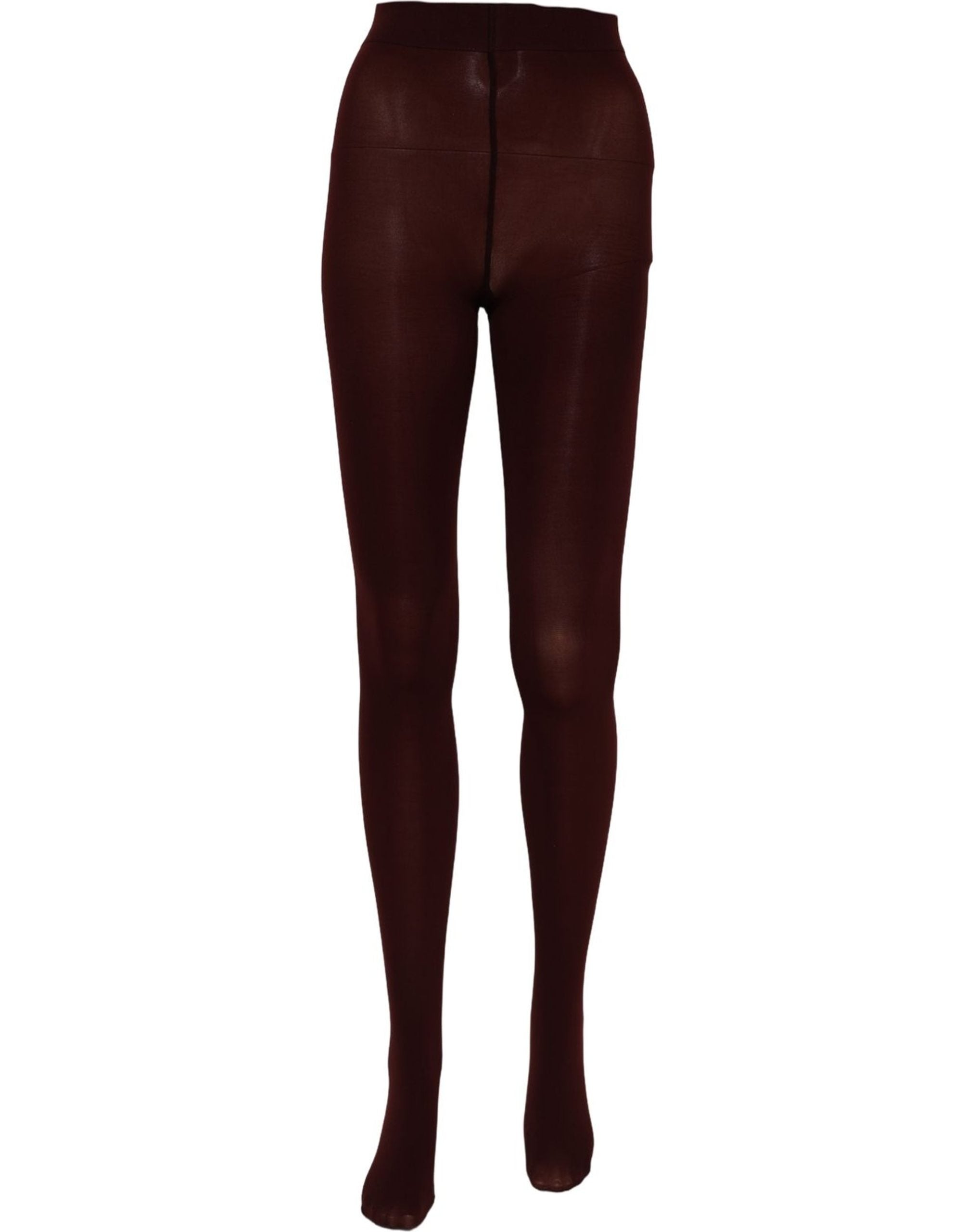 Maroon Nylon Tights Stocking Pantyhose Socks