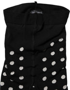 Black Polka Dot Fishnet Pantyhose Stockings Socks