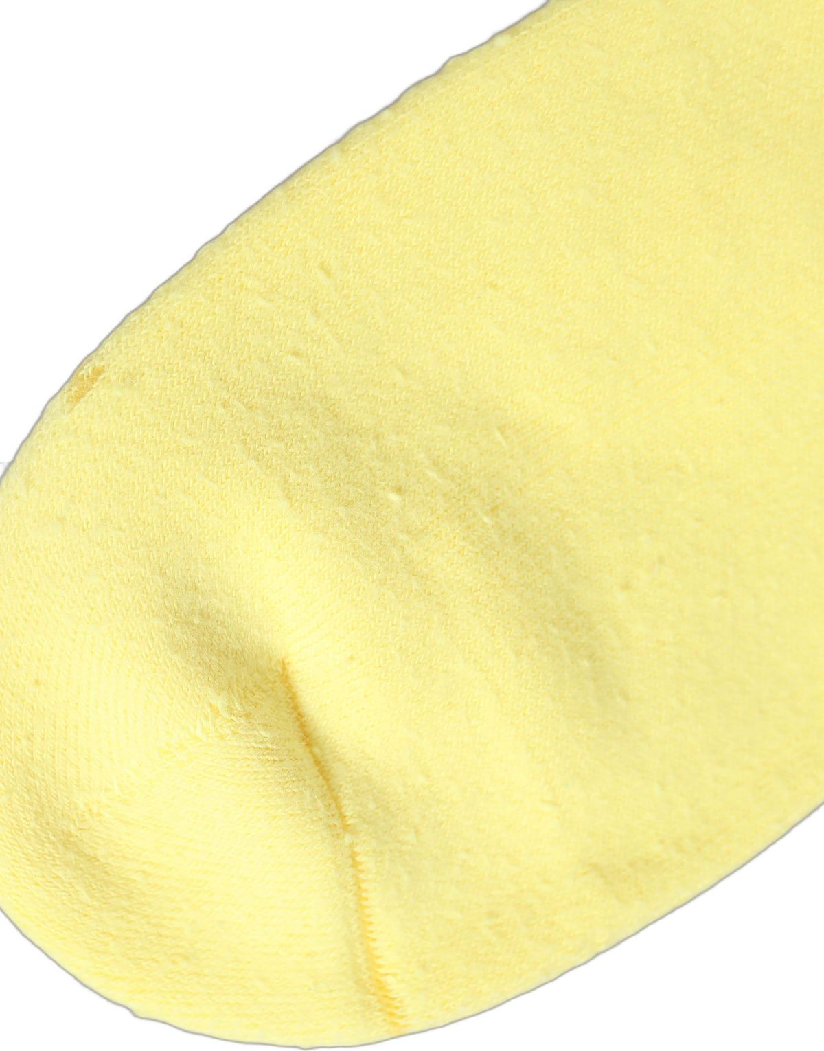 Yellow Cotton Ribbed Mid Calf Women Accessory Socks