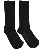 Black Wool DG Logo Mid Calf Accessory Socks