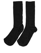 Black Wool DG Logo Mid Calf Accessory Socks