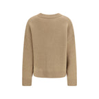 Beige Alpaca Vicugna Pacos Cardigan