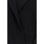 Black Wool Oves Aries Full-Length Jacket