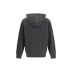 Gray Cashmere Hoodie