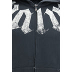 Black Cotton Sweatshirt