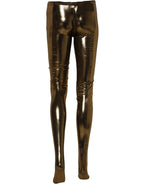 Gold Metallic Leggings Pantyhose Stockings Socks