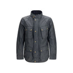 Blue Cotton Shell Jacket