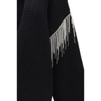Black Wool Oves Aries Cardigan
