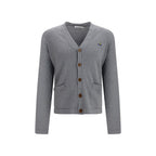 Gray Cotton Cardigan