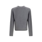 Gray Cotton Cardigan