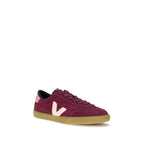 Purple Suede Leather Sneakers
