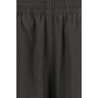 Bicolor Viscose Casual Pants