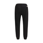 Black Cotton Athletic Pants