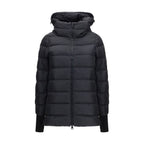Black Polyester Full-Length Jacket