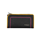 Black Polyurethane Women's Wallet