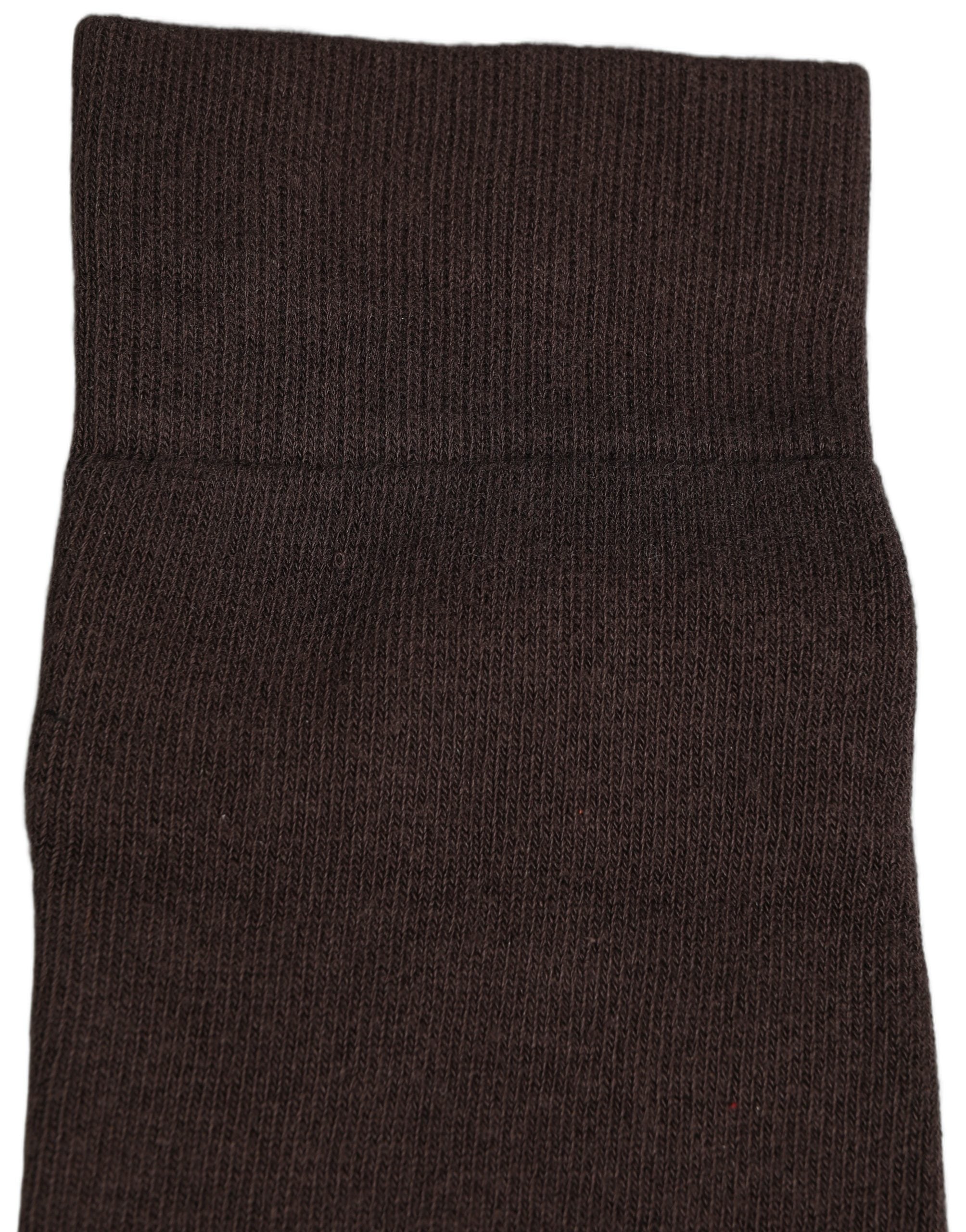 Dark Brown Cotton Over The Calf Accessory Socks